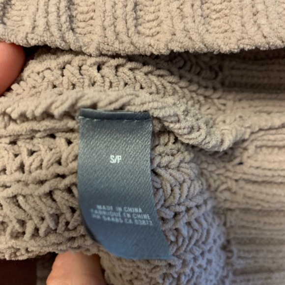 AERIE Mauve Mock Neck Sweater, Size S - Picture 7 of 7